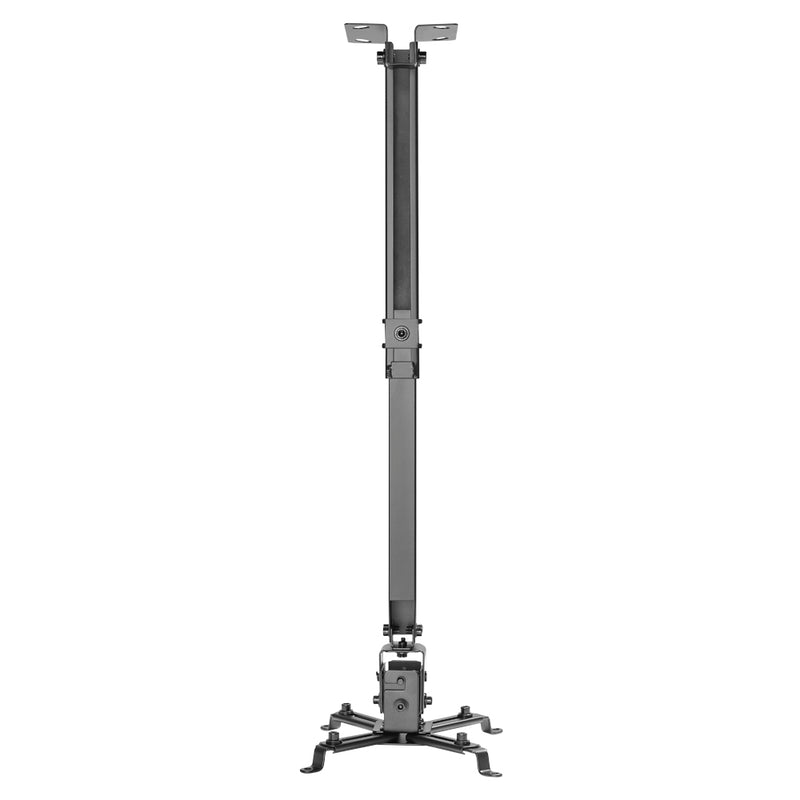 Projector Wall/Ceiling Mount, 4 Arm Tilt & Rotate Adjustable Length 430 to 650mm - Black