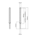 Sound Bar Bracket - Fits 23-65 Inch TV - VESA Compatible - Black (Pair)