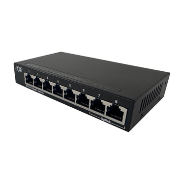 8-Port 10/100/1000Mbps Gigabit Ethernet Network Switch - Desktop/Wall