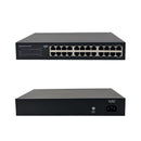 24-Port 10/100/1000Mbps Gigabit Ethernet Network Switch - Desktop/Wall Mount/Rack Mount - Unmanaged - 1U - 48Gbps Total Bandwidth