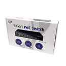 8-Port Gigabit 120W PoE+ Switch + 2-Port RJ45 Uplink - Desktop - Unmanaged - IEEE 802.3at/af