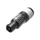 Neutrik 2 Pole 3 Wire AC Power-out Cable Connector - Grey (for 10-16mm diameter cable)