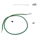 24-port Keystone Patch Panel - 19 inch Rackmount 1U - High Density with Cable Manager - Shielded - Unloaded