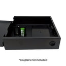 Indoor Wall Mounted Fiber Optic Distribution Box (8 Couplers Maximum) - Black