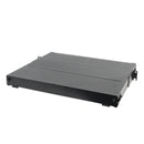 1U Premium LGX Style Sliding Panel (holds 3 cassettes) - Black