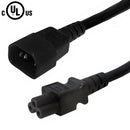 IEC C14 to IEC C5 Power Cable - SJT Jacket