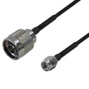 Premium Phantom Cables RG174 N-Type Male to SMA Male Cable