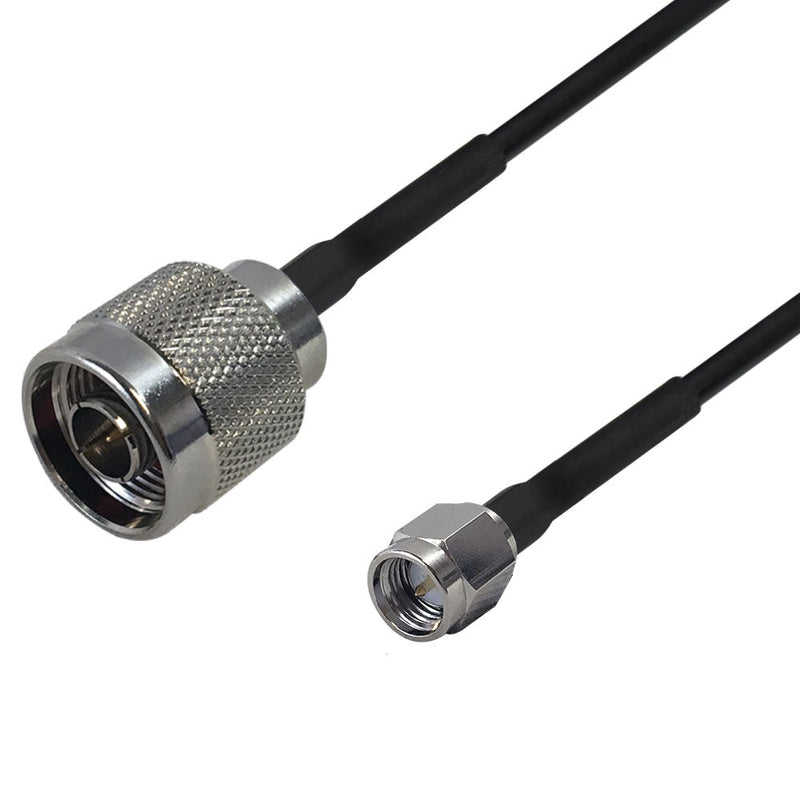 Premium Phantom Cables RG174 N-Type Male to SMA Male Cable