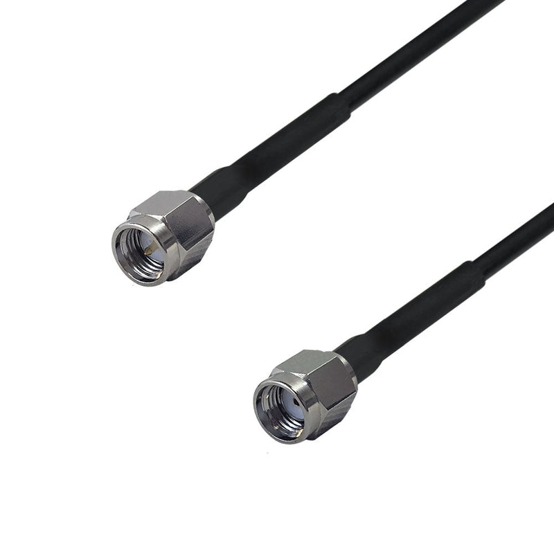 Premium Phantom Cables RG174 SMA Male to SMA-RP (Reverse Polarity) Male Cable