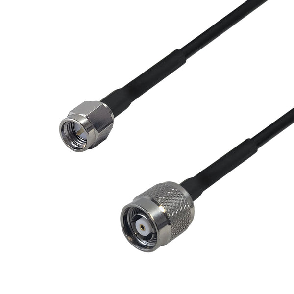 Premium Phantom Cables RG174 SMA Male to TNC-RP (Reverse Polarity) Male Cable
