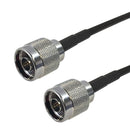 Premium Phantom Cables Brand RF-195 N-Type Male to N-Type Male Cable