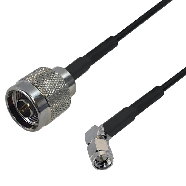 LMR-195 N-Type to SMA Male Cable Right Angle