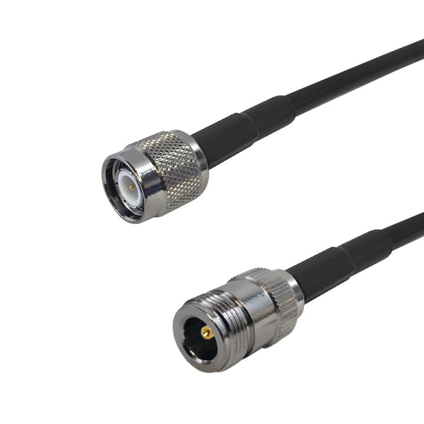 Premium Phantom Cables Times Microwave LMR-195 N-Type Female to TNC Male Cable