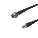 Premium Phantom Cables Times Microwave LMR-195 SMA-RP (Reverse Polarity) Male to SMA Female Cable