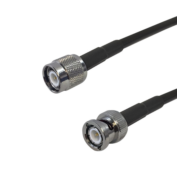 Premium Phantom Cables Brand RF-195 TNC Male to BNC Male Cable