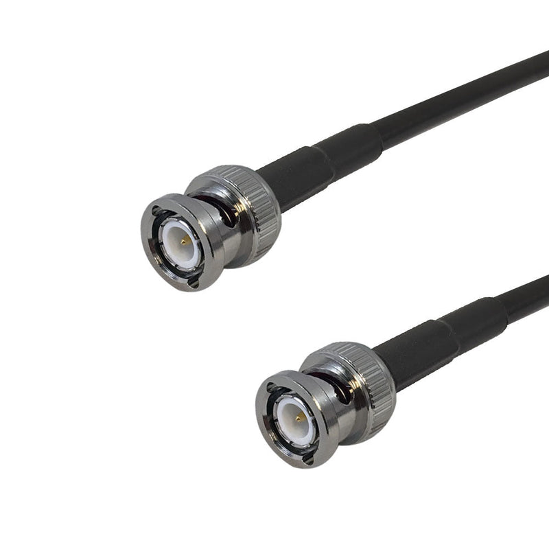 Premium Phantom CablesTimes Microwave LMR-195 BNC Male to BNC Male Cable