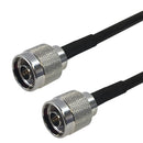 Premium Phantom Cables Times Microwave LMR-240 N-Type Male to N-Type Male Cable