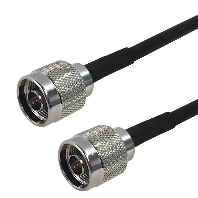 Premium Phantom Cables Times Microwave LMR-240 N-Type Male to N-Type Male Cable