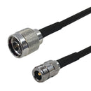 Premium Phantom Cables Times Microwave LMR-240 N-Type Male to N-Type Female Cable