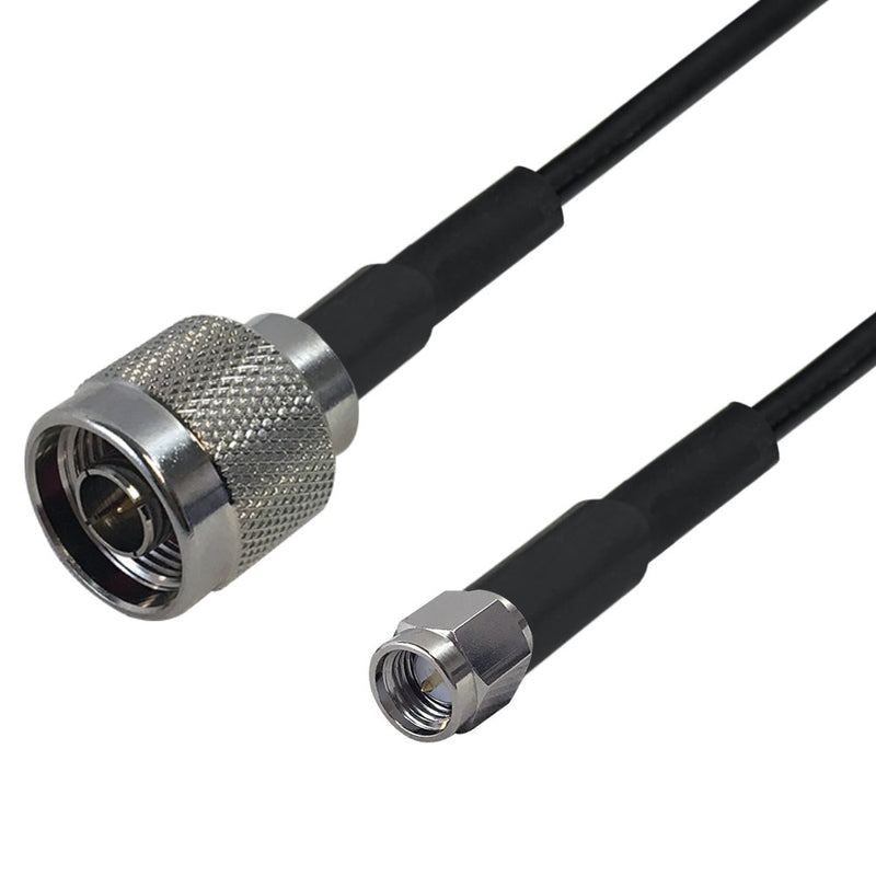 LMR-240 N-Type to SMA Male Cable