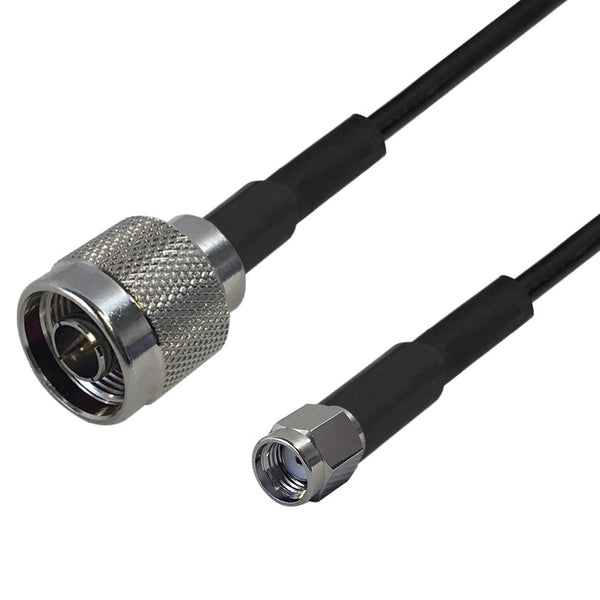 Premium Phantom Cables RF-240 N-Type to SMA-RP Reverse Polarity Male Cable