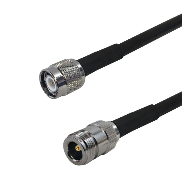 Premium Phantom Cables Times Microwave LMR-240 N-Type Female to TNC Male Cable