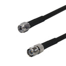 Premium Phantom Cables Times Microwave LMR-240 SMA Male to TNC-RP (Reverse Polarity) Female Cable