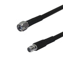 Premium Phantom Cables Times Microwave LMR-240 Ultra Flex SMA-RP (Reverse Polarity) Male to SMA Female Cable