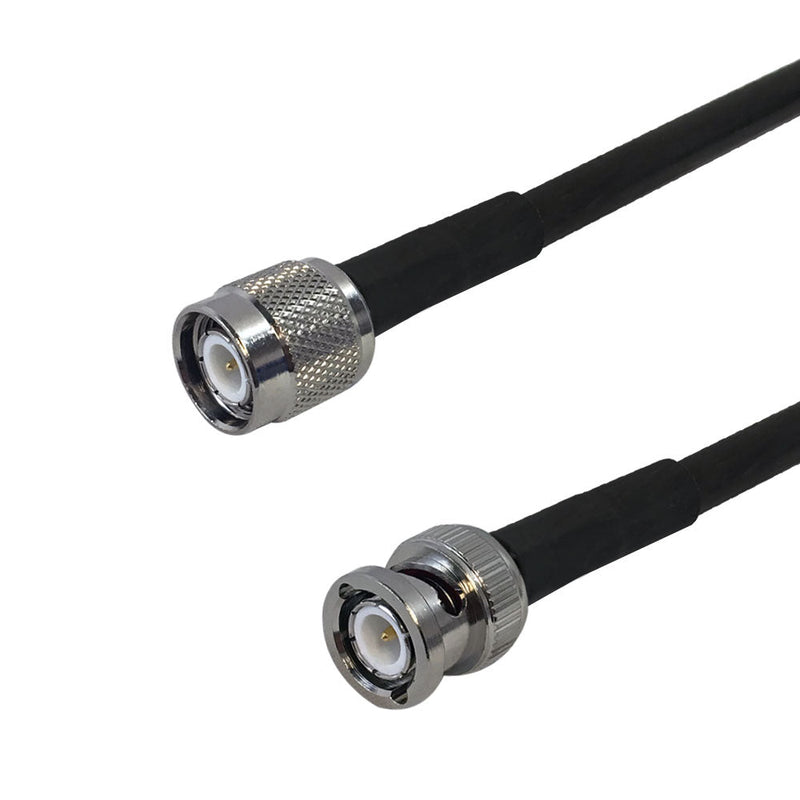 Premium Phantom Cables Brand RF-240 TNC Male to BNC Male Cable