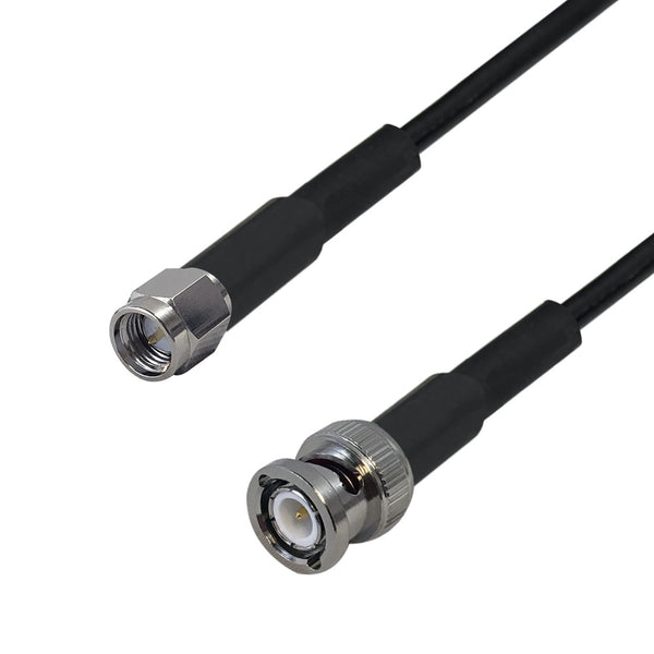 LMR-240 Ultra Flex SMA to BNC Male Cable