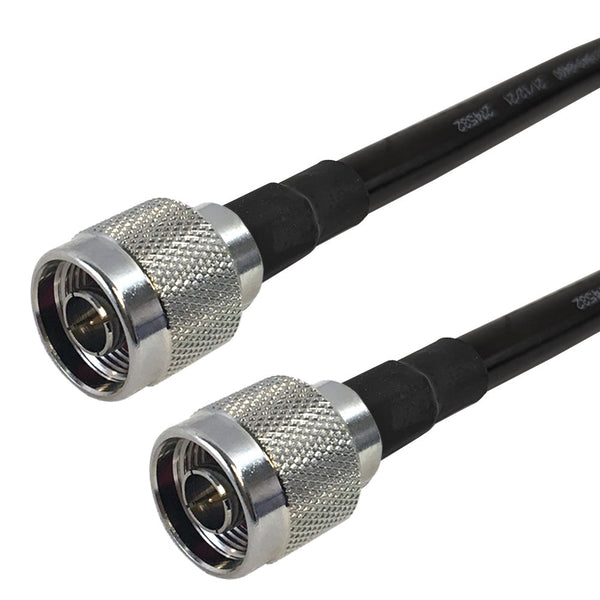 Premium Phantom Cables Times Microwave LMR-400 Ultra Flex N-Type Male to N-Type Male Cable