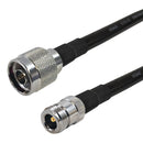 Premium Phantom Cables Times Microwave LMR-400 N-Type Male to N-Type Female Cable