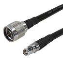 Premium Phantom Cables Times Microwave LMR-400 Ultra Flex N-Type Male to SMA Male Cable