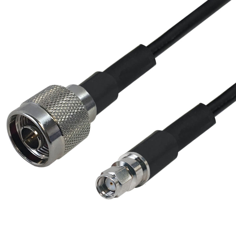 LMR-400 N-Type to SMA-RP Reverse Polarity Male Cable