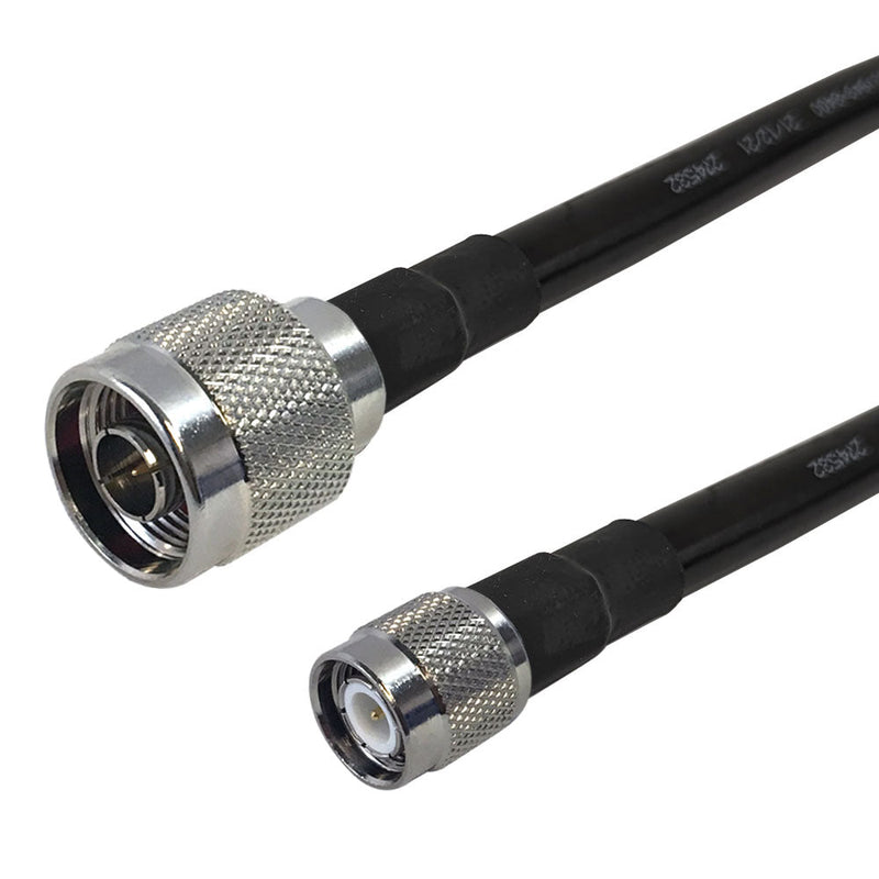 Premium Phantom Cables Times Microwave LMR-400 Ultra Flex N-Type Male to TNC Male Cable