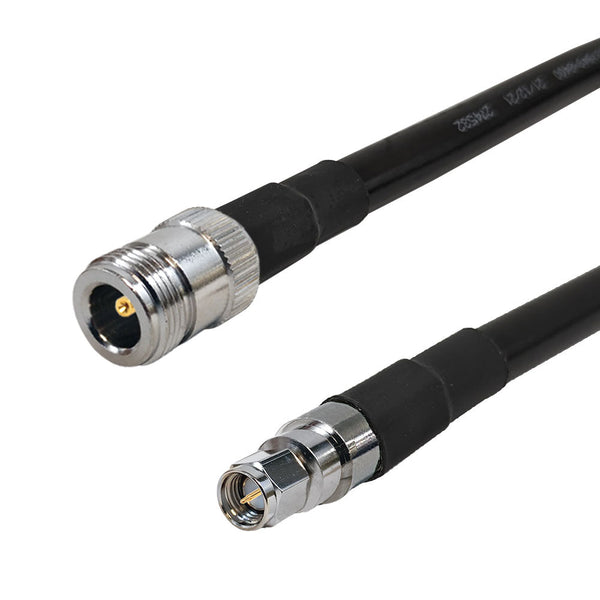 Premium Phantom Cables Brand RF-400 N-Type Female to SMA Male Cable