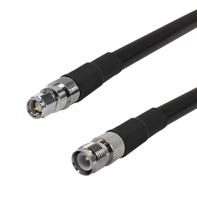 Premium Phantom Cables Brand RF-400 SMA Male to TNC-RP (Reverse Polarity) Female Cable