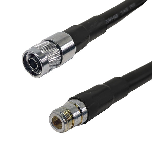 Premium Phantom Cables Times Microwave LMR-600 N-Type Male to N-Type Female Cable