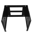 19 inch Wall Mount Bracket - 8U, Adjustable Depth, 12-18 Inches, Hinged