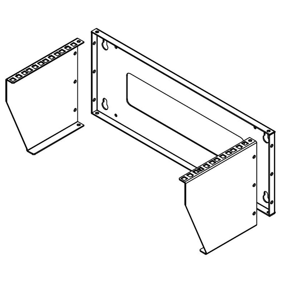 Vertical Wall Mount Rack 4U