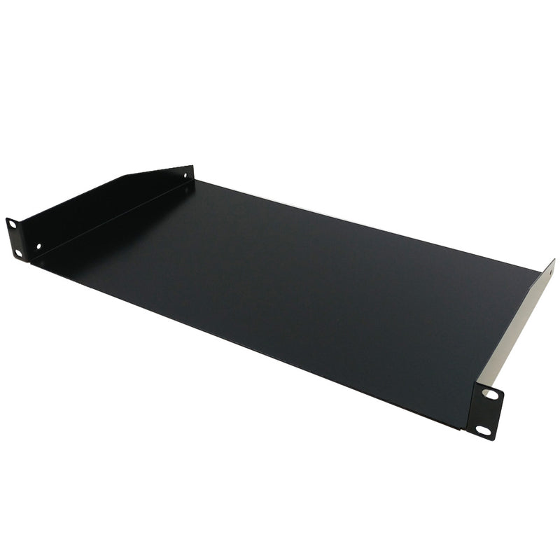 19 inch Front Mount Solid Shelf (10 inch Depth) - 1U