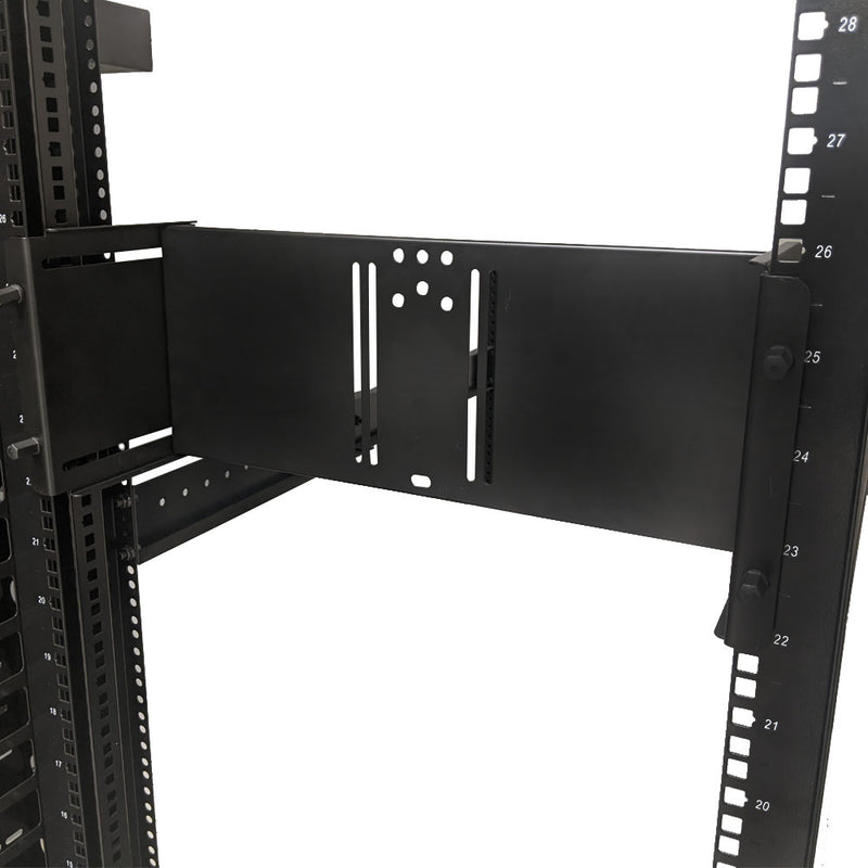 Ni Rackmount Monitor 19 Inch Adjustable Rack Mount Monitor Mount - 4U - VESA 75x75, 100x100