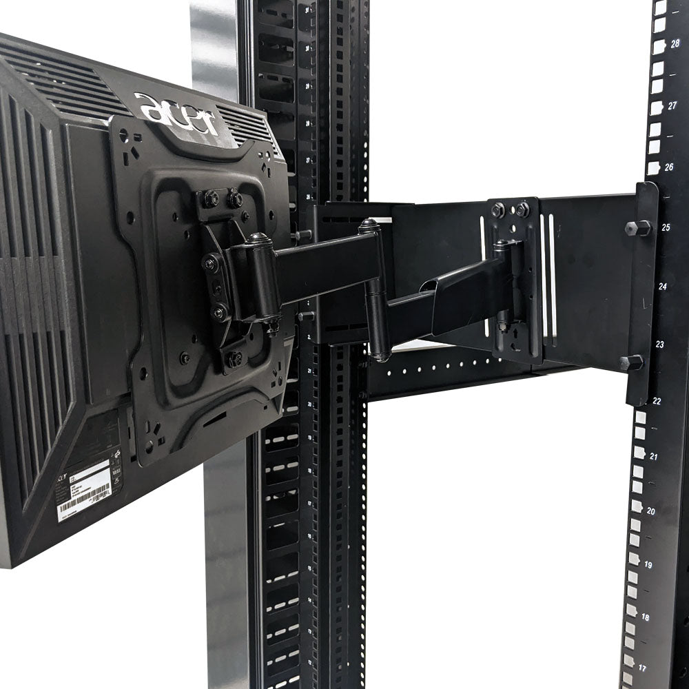 19 Inches Relay Racks Monitor Mount for Relay Racks and Cabinets - 19 Inch - Adjustable - 4U