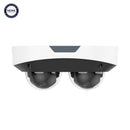4MP 2x Dome IP Camera - 2.8mm Fixed Lens - WDR - Low Light IR - IK10 - WHITE