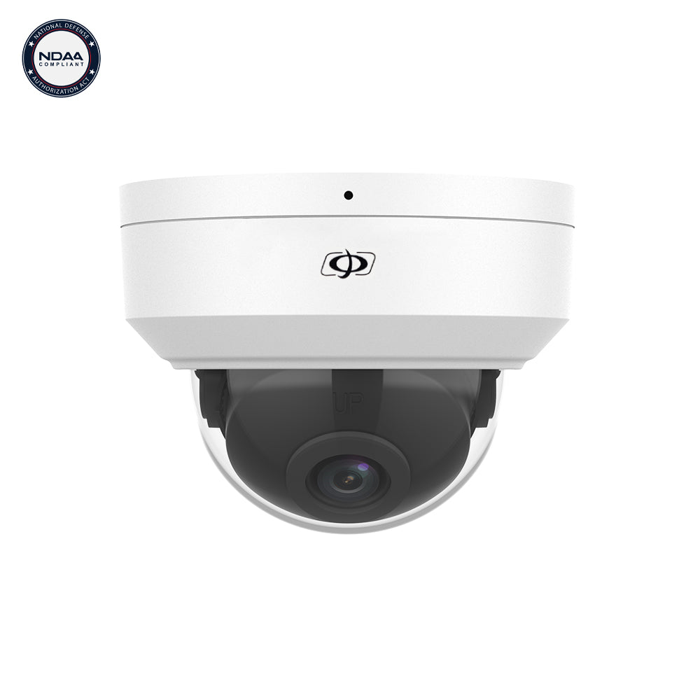 8MP Dome IP Camera - 2.8mm Lens - AI - Color Night Vision - WDR - Microphone/Speaker - IP67 Rated