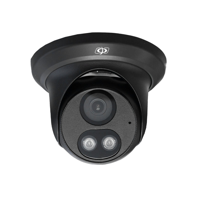 8MP Turret IP Camera - 2.8mm Lens - AI - Color Night Vision - Microphone/Speaker - IP67 Rated
