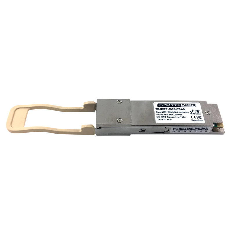 Cisco® QSFP-100G-SR4-S Compatible 100GBASE SR4 QSFP28 MM MPO Transceiver, 100m