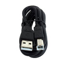 USB B Female to DB9 Male Serial Converter with 6ft USB A Male to USB B Male Cable