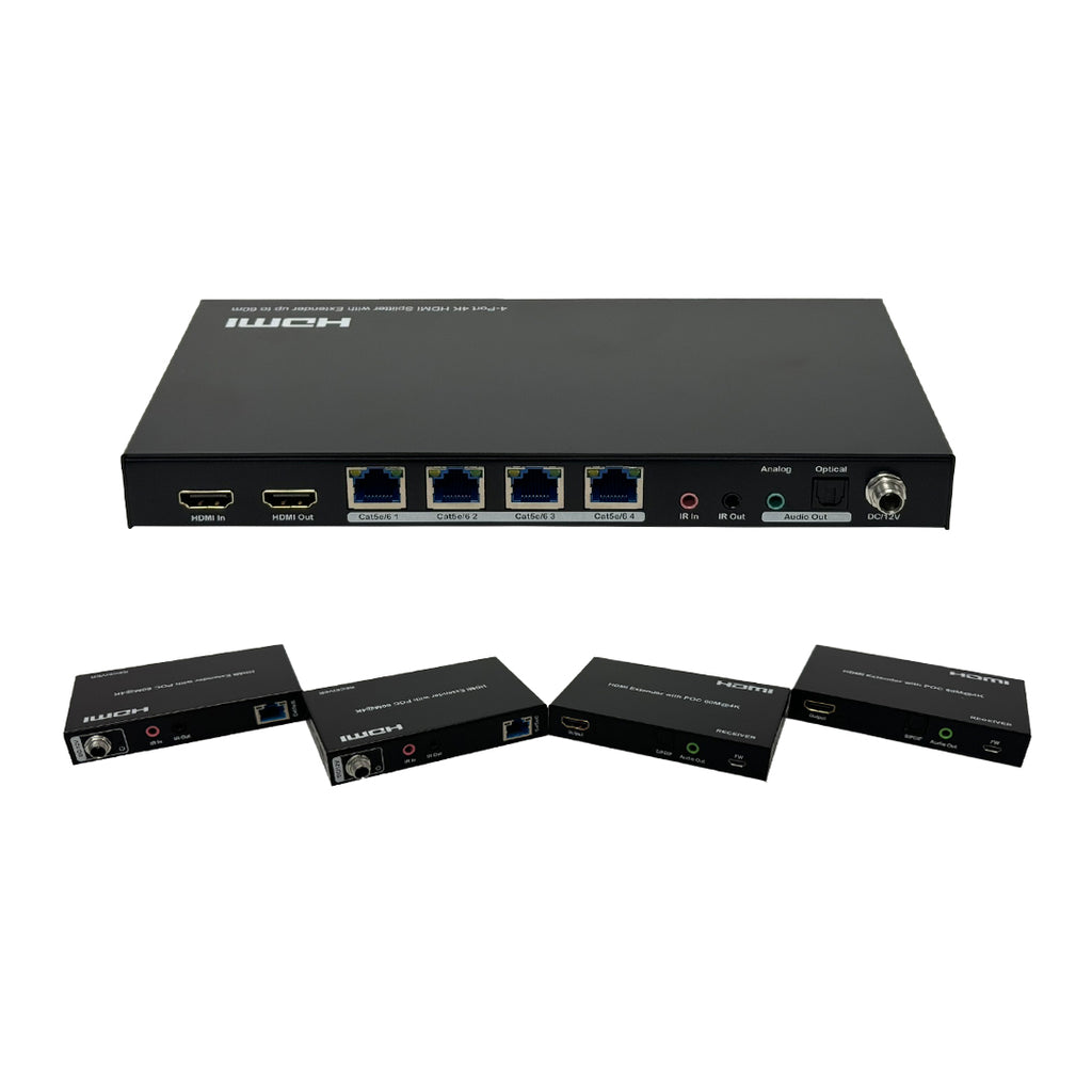 SPLITTER HDMI 4K 1X4 (1 entrée et 4 sorties SPLITTER HDMI 4K 1X4 (1 entrée et 4 sorties
