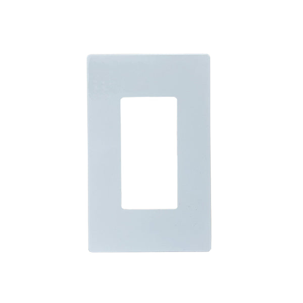 Decora Screw-Less Wall Plate - Single Gang - White